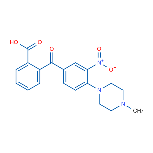 2-[4-(4-Methylpiperazin-1-yl)-3-nitrobenzoyl]benzoic acid 1g