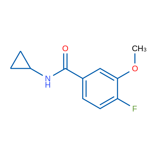 N-Cyclopropyl-4-fluoro-3-methoxybenzamide 5g