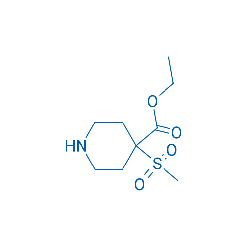 Ethyl 4-methanesulfonylpiperidine-4-carboxylate 1g