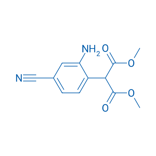 1,3-Dimethyl 2-(2-amino-4-cyanophenyl)propanedioate 1g