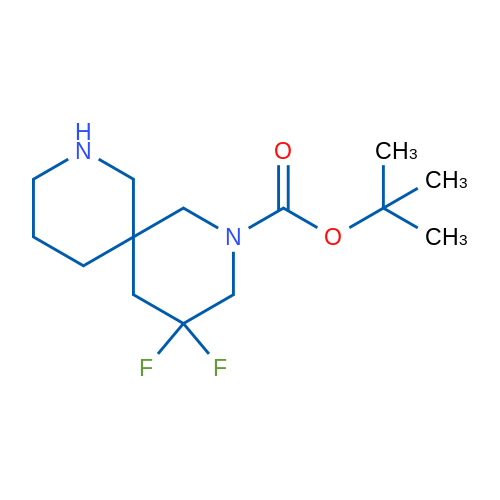 tert-Butyl 4,4-difluoro-2,8-diazaspiro[5.5]undecane-2-carboxylate 100mg