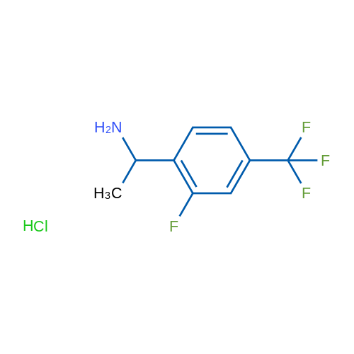 1-[2-Fluoro-4-(trifluoromethyl)phenyl]ethan-1-amine hydrochloride 1g