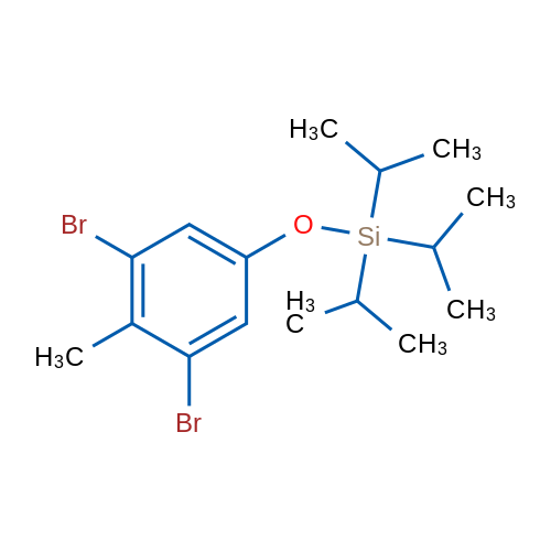 (3,5-Dibromo-4-methylphenoxy)triisopropylsilane 1g
