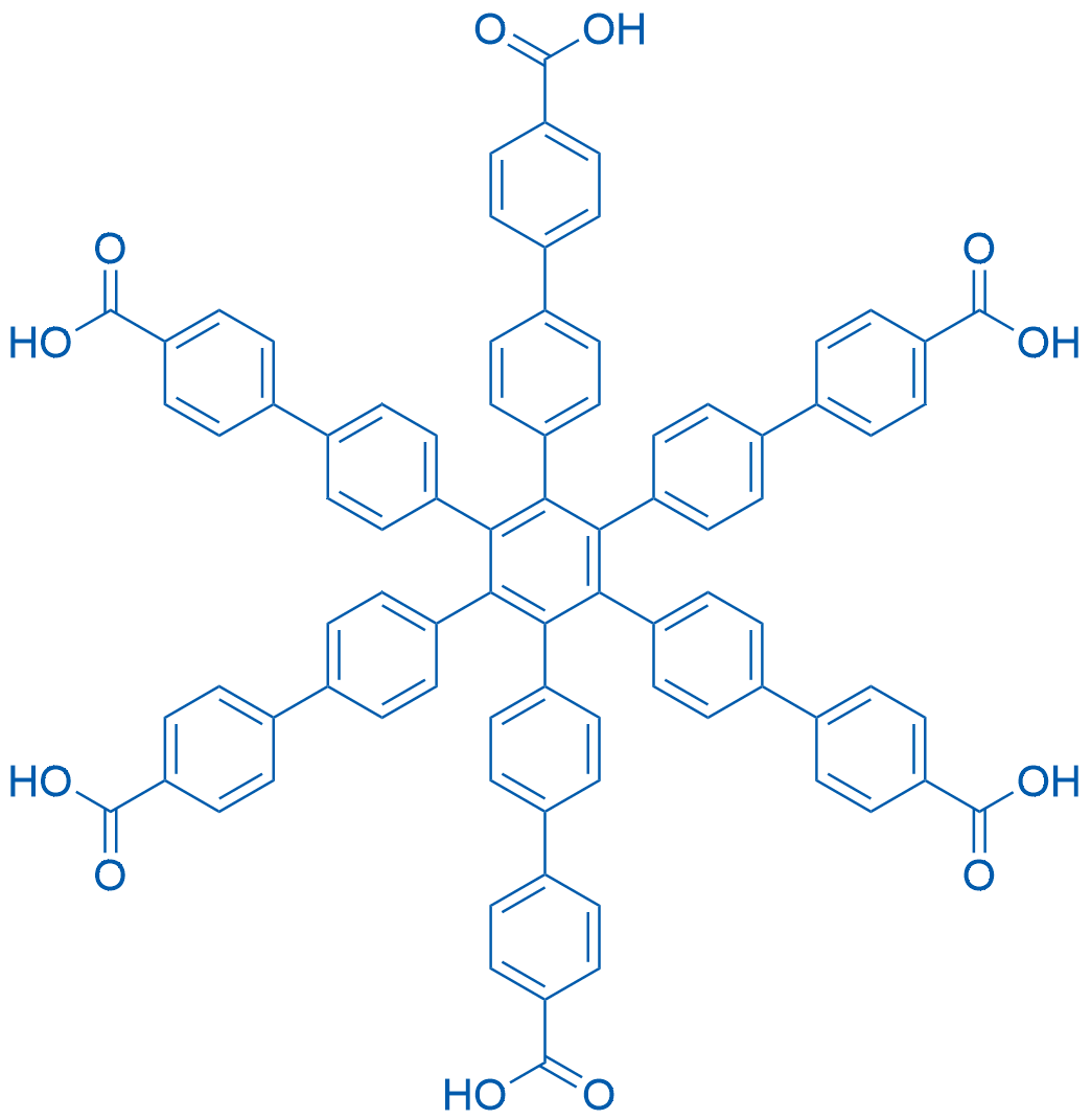 3'',4'',5'',6''-Tetrakis(4'-carboxy[1,1'-biphenyl]-4-yl)[1,1':4',1'':2'',1''':4''',1''''-quinquephenyl]-4,4''''-dicarboxylic acid 5g