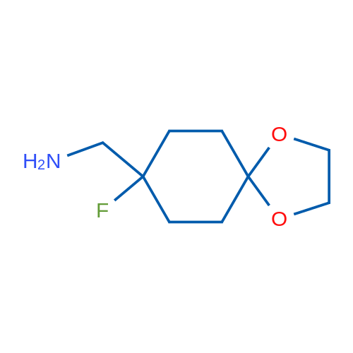 {8-fluoro-1,4-dioxaspiro[4.5]decan-8-yl}methanamine 1g