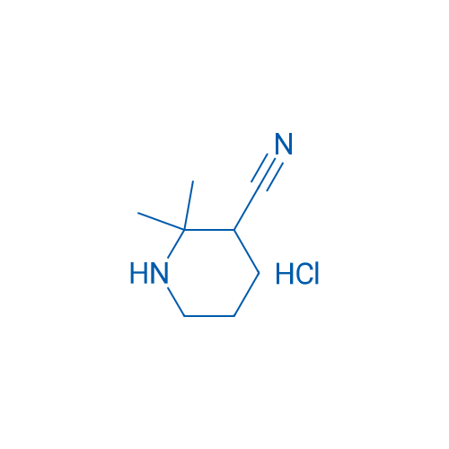 2,2-Dimethylpiperidine-3-carbonitrile hydrochloride 1g