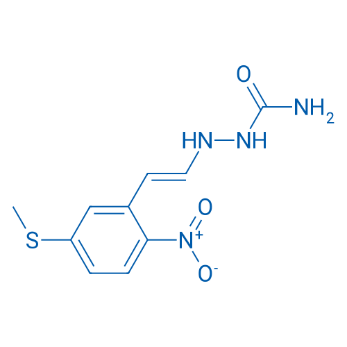 2-(5-(Methylthio)-2-nitrostyryl)hydrazinecarboxamide 5g