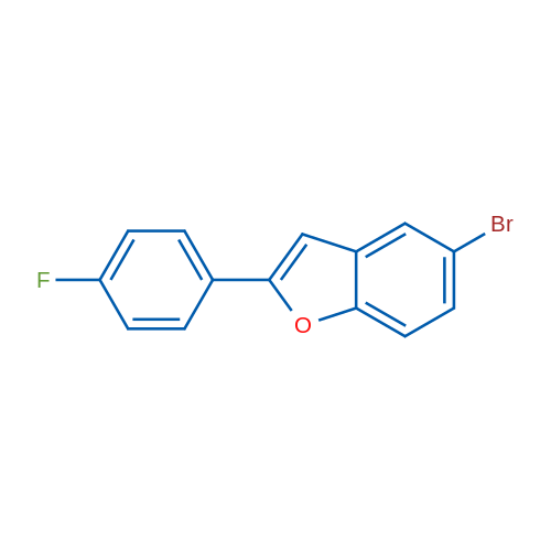 5-Bromo-2-(4-fluorophenyl)benzofuran 1g