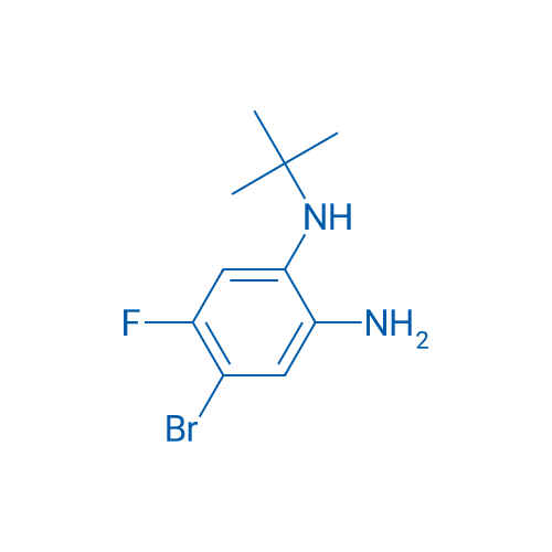 4-Bromo-N1-(tert-butyl)-5-fluorobenzene-1,2-diamine 1g