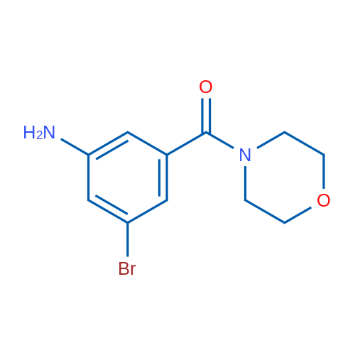 3-Bromo-5-[(morpholin-4-yl)carbonyl]aniline 1g