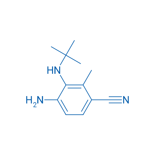 4-Amino-3-(tert-butylamino)-2-methylbenzonitrile 1g