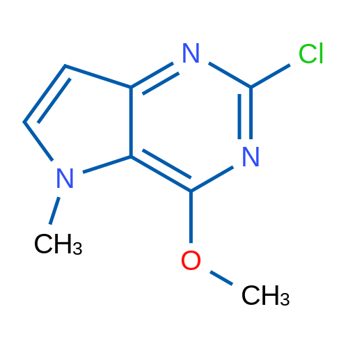 2-Chloro-4-methoxy-5-methyl-5H-pyrrolo[3,2-d]pyrimidine 1g