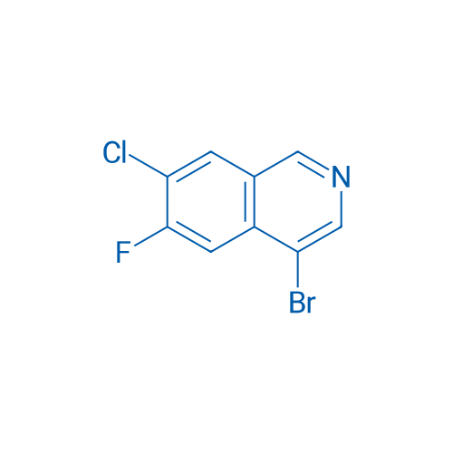4-Bromo-7-chloro-6-fluoroisoquinoline 250mg
