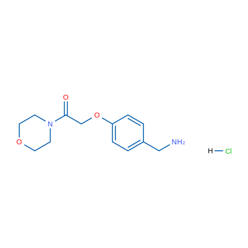 2-[4-(Aminomethyl)phenoxy]-1-(morpholin-4-yl)ethan-1-one hydrochloride 1g