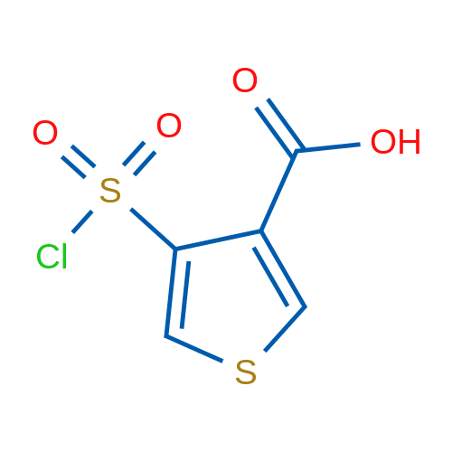 4-(Chlorosulfonyl)thiophene-3-carboxylic acid 1g
