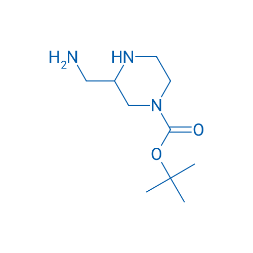 tert-Butyl 3-(aminomethyl)piperazine-1-carboxylate 100mg
