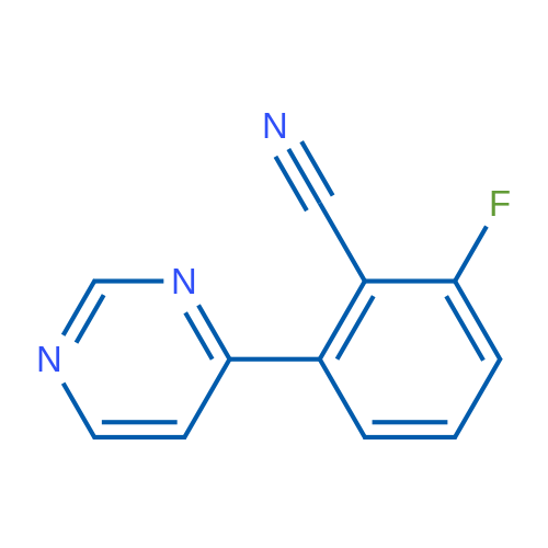 2-Fluoro-6-(pyrimidin-4-yl)benzonitrile 1g