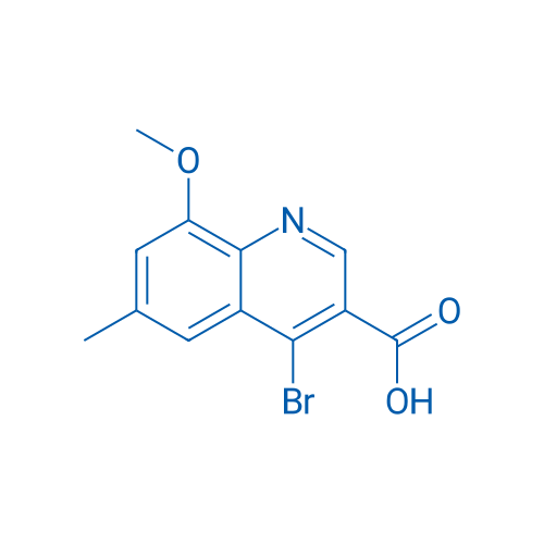 4-Bromo-8-methoxy-6-methylquinoline-3-carboxylic acid 1g