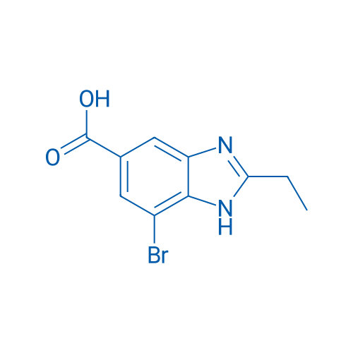 7-Bromo-2-ethyl-1H-benzo[d]imidazole-5-carboxylic acid 100mg