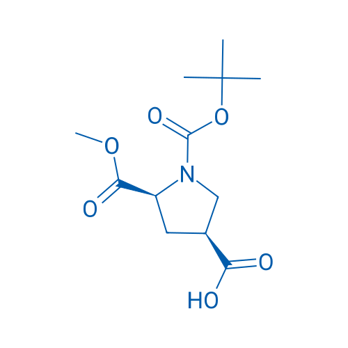 (3S,5S)-1-(tert-Butoxycarbonyl)-5-(methoxycarbonyl)pyrrolidine-3-carboxylic acid 100mg