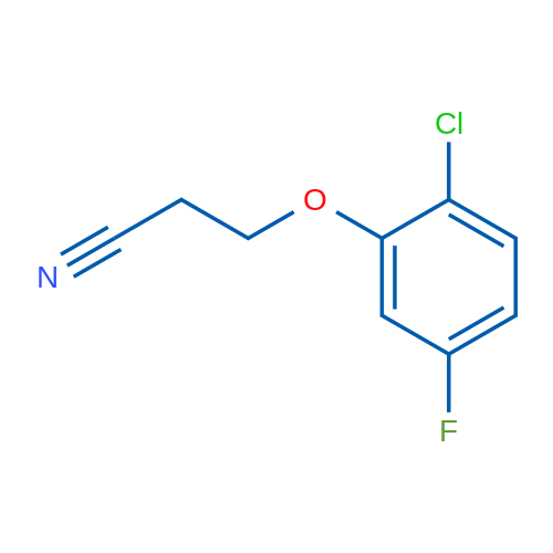 3-(2-Chloro-5-fluorophenoxy)propanenitrile 1g