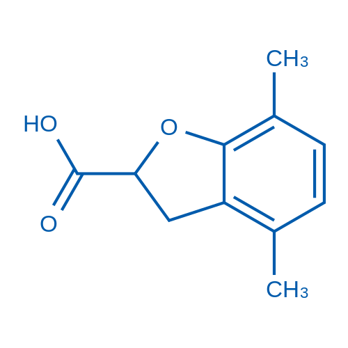 4,7-Dimethyl-2,3-dihydrobenzofuran-2-carboxylic acid 1g