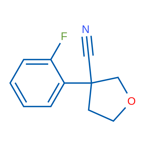 3-(2-Fluorophenyl)oxolane-3-carbonitrile 1g