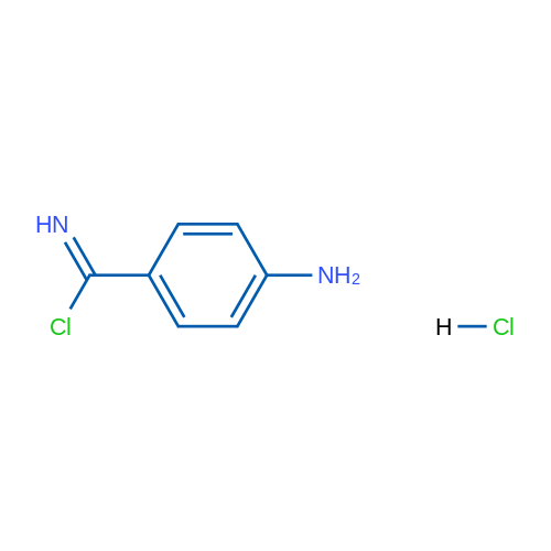 4-Aminobenzene-1-carbonimidoyl chloride hydrochloride 1g