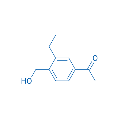 1-(3-Ethyl-4-(hydroxymethyl)phenyl)ethanone 250mg
