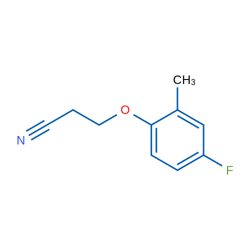 3-(4-Fluoro-2-methylphenoxy)propanenitrile 1g