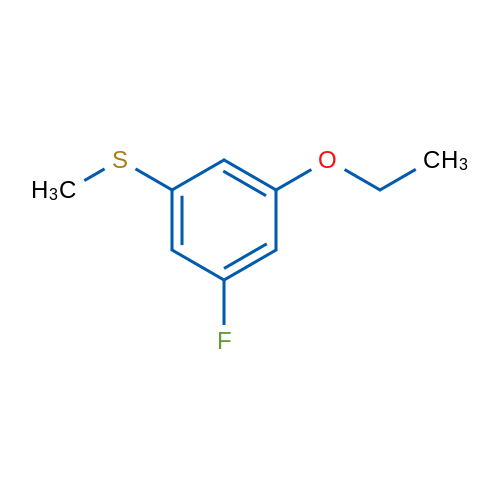 (3-Ethoxy-5-fluorophenyl)(methyl)sulfane 1g
