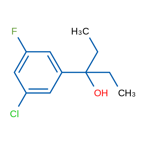 3-(3-Chloro-5-fluorophenyl)pentan-3-ol 1g