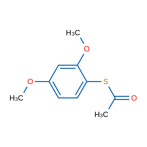 S-(2,4-Dimethoxyphenyl) ethanethioate 10g
