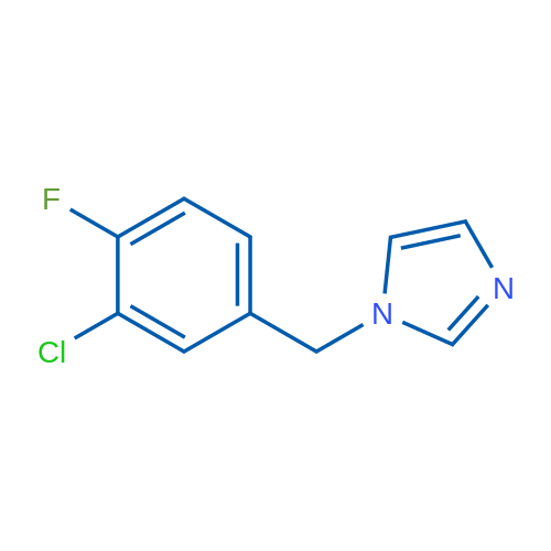 1-(3-Chloro-4-fluorobenzyl)-1H-imidazole 1g