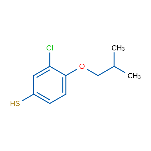 3-Chloro-4-isobutoxybenzenethiol 1g