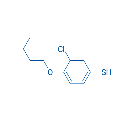3-Chloro-4-(isopentyloxy)benzenethiol 1g