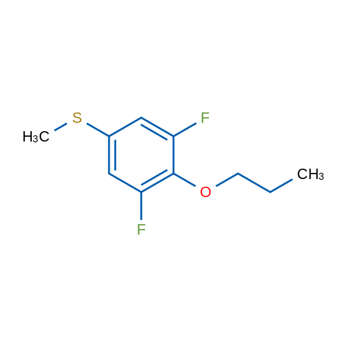(3,5-Difluoro-4-propoxyphenyl)(methyl)sulfane 1g