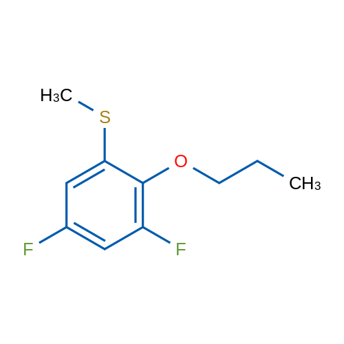 (3,5-Difluoro-2-propoxyphenyl)(methyl)sulfane 1g