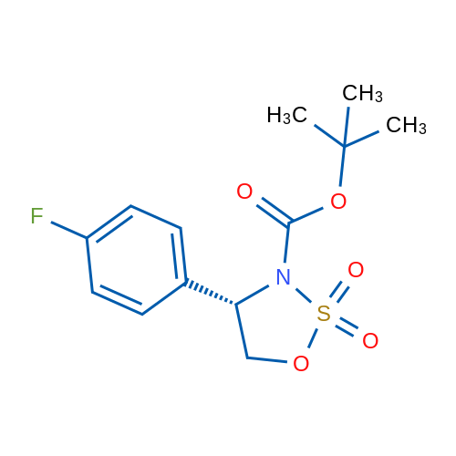 (S)-3-Boc-4-(4-fluorophenyl)-1,2,3-oxathiazolidine 2,2-dioxide 1g