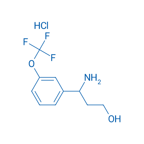 3-Amino-3-[3-(trifluoromethoxy)phenyl]propan-1-ol hydrochloride 1g
