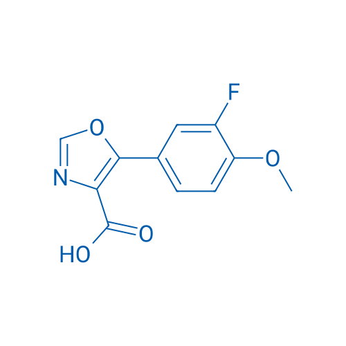 5-(3-Fluoro-4-methoxyphenyl)oxazole-4-carboxylic acid 1g