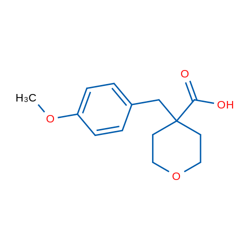 4-(4-Methoxybenzyl)tetrahydro-2H-pyran-4-carboxylic acid 1g