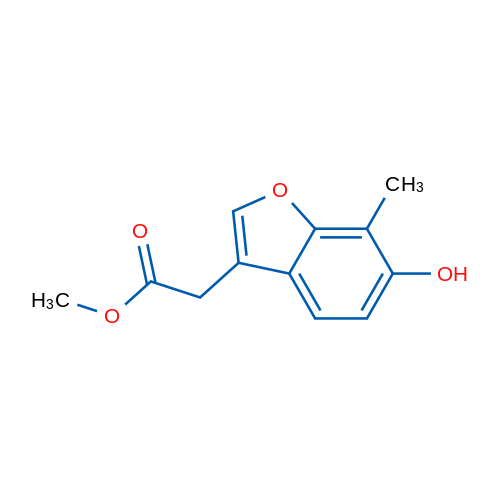 Methyl 2-(6-hydroxy-7-methylbenzofuran-3-yl)acetate 1g