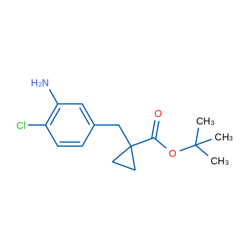 tert-Butyl 1-(3-amino-4-chlorobenzyl)cyclopropane-1-carboxylate 5g