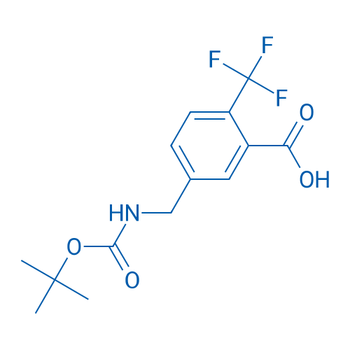 5-(((tert-Butoxycarbonyl)amino)methyl)-2-(trifluoromethyl)benzoic acid 1g