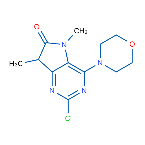 2-Chloro-5,7-dimethyl-4-morpholino-5H-pyrrolo[3,2-d]pyrimidin-6(7H)-one 1g