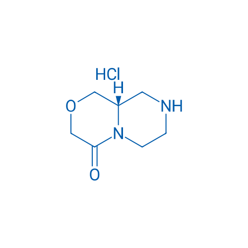 (S)-Hexahydropyrazino[2,1-c][1,4]oxazin-4(3H)-one hydrochloride 250mg