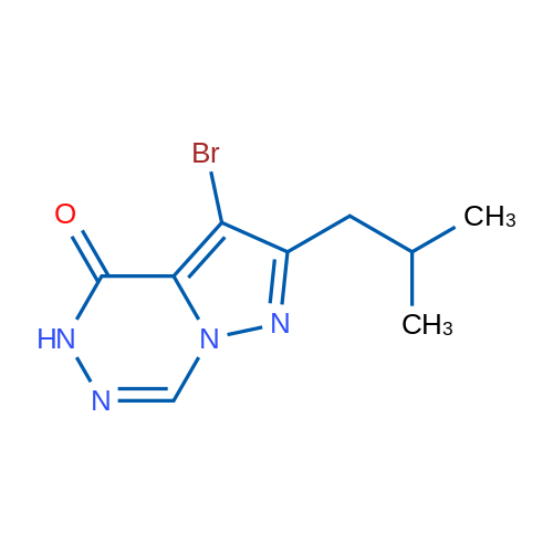 9-Bromo-8-isobutylpyrazolo[1,5-d][1,2,4]triazinone 1g