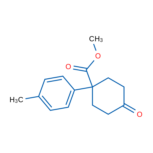 Methyl 4-oxo-1-(p-tolyl)cyclohexanecarboxylate 1g
