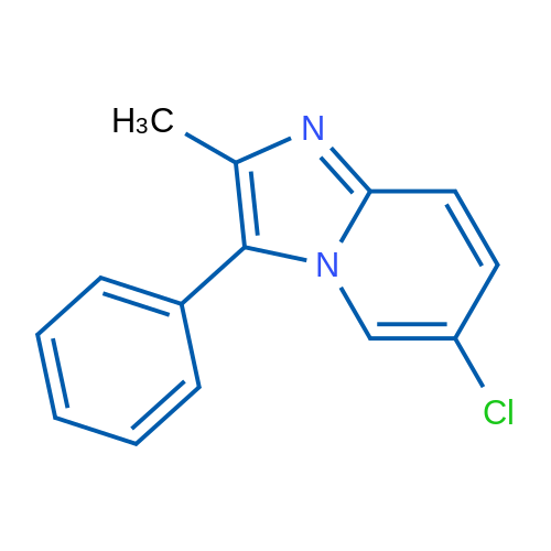 6-Chloro-2-methyl-3-phenylimidazo[1,2-a]pyridine 1g